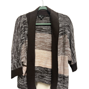 Women's Black and Brown Sweater